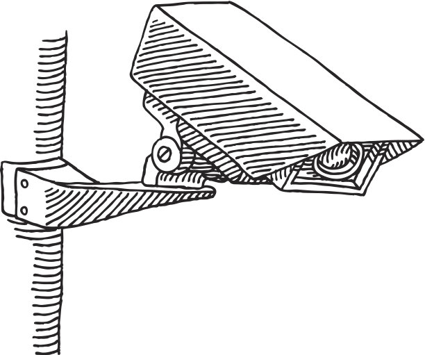 保安摄像机画图片下载