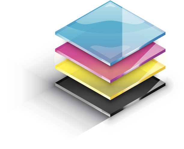 CMYK颜色层图片下载