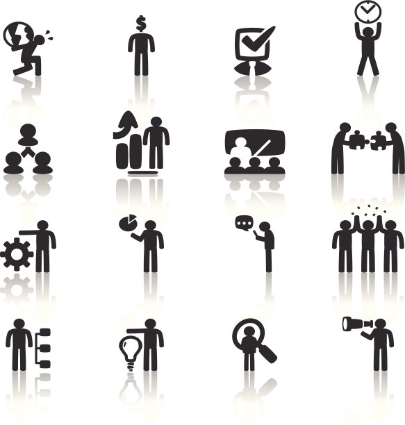 商人概念图标图片下载