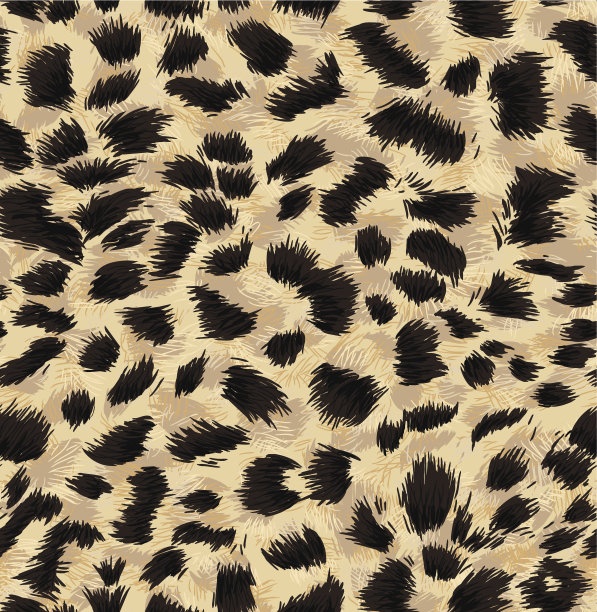 无缝异型毛皮花纹图片下载