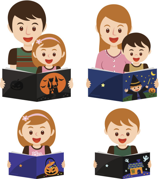万圣节阅读图片下载