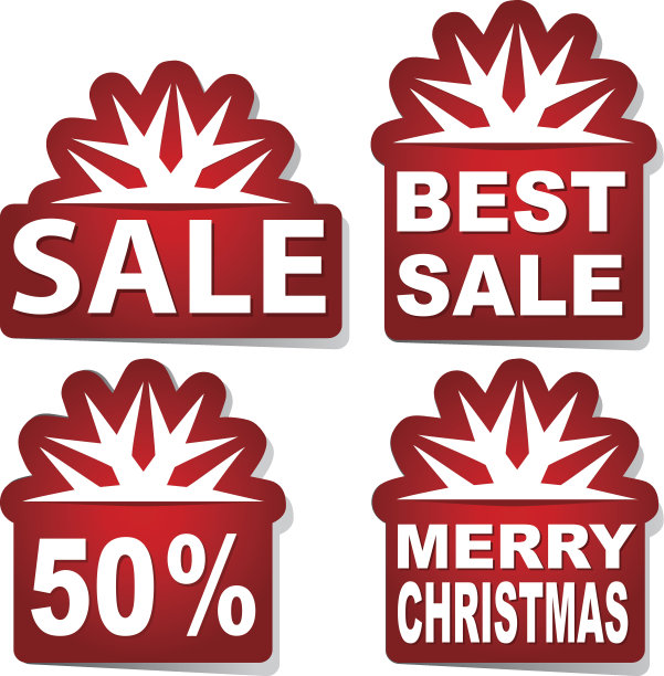圣诞节销售图标图片下载