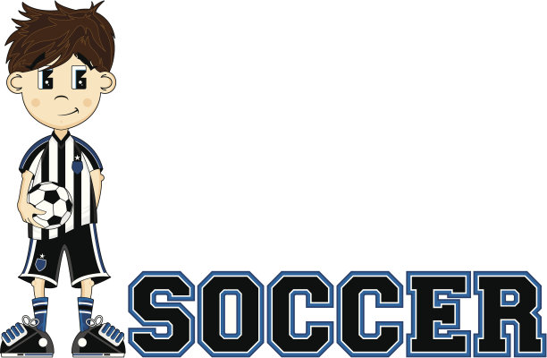 足球男孩学会阅读插图图片下载