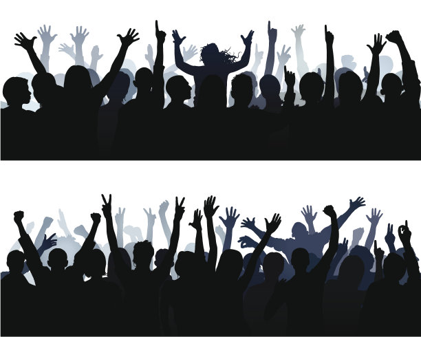 人群(62人完成，裁剪路径隐藏腿)图片下载