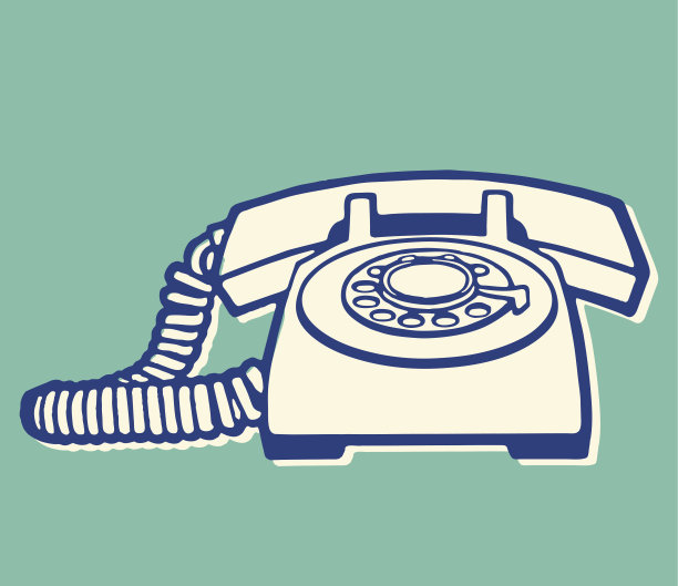 旋转式电话素材图片