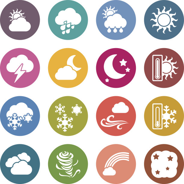 信息图标:天气和气候图片下载