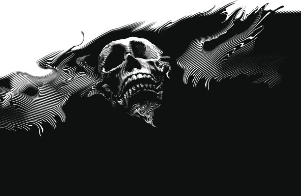 可怕的脸背景图片下载