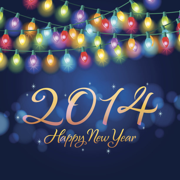 新年彩灯图片下载