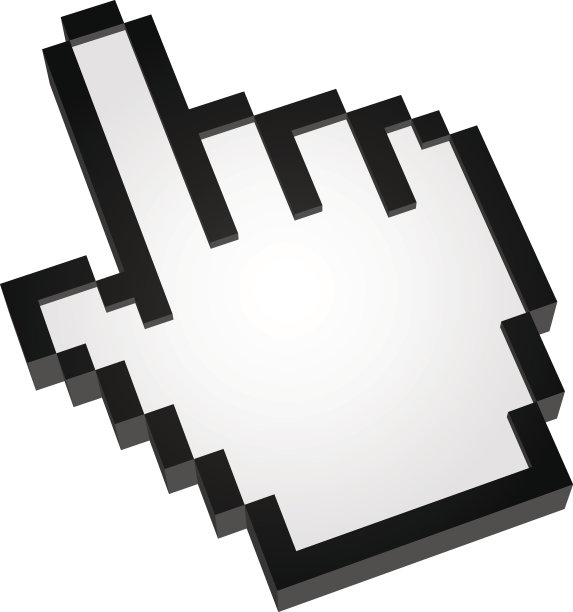 一个电脑图标的指针图片下载