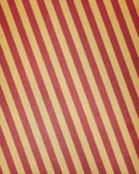 褪色的黄色和红色条纹纸图片下载