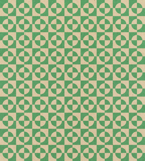 带有绿色几何图案的纸张图片下载