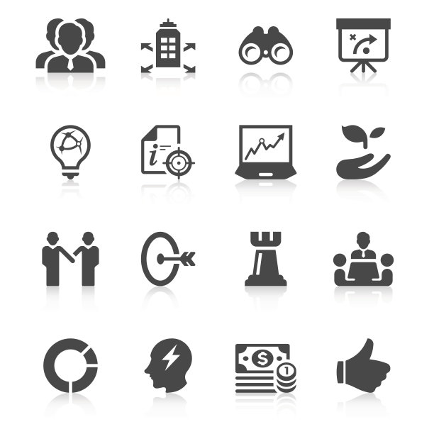 商业战略图标集|独特系列图片下载