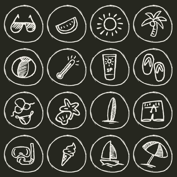 夏天的图标图片下载