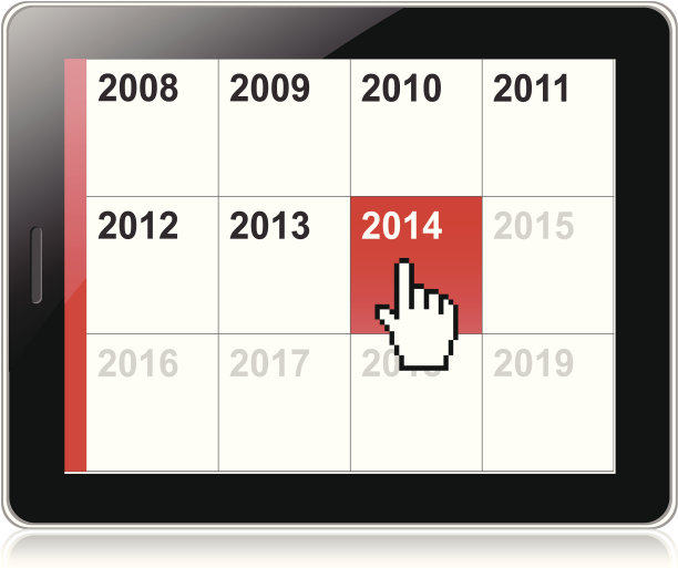 平板电脑2014年日历图片下载
