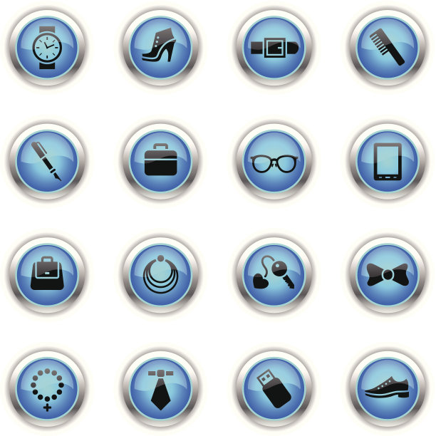 蓝色图标-配件图片下载