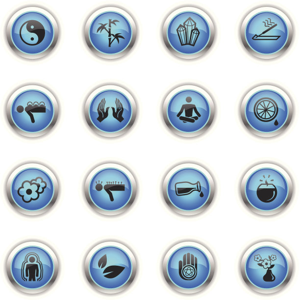 蓝色图标-替代医学图片下载