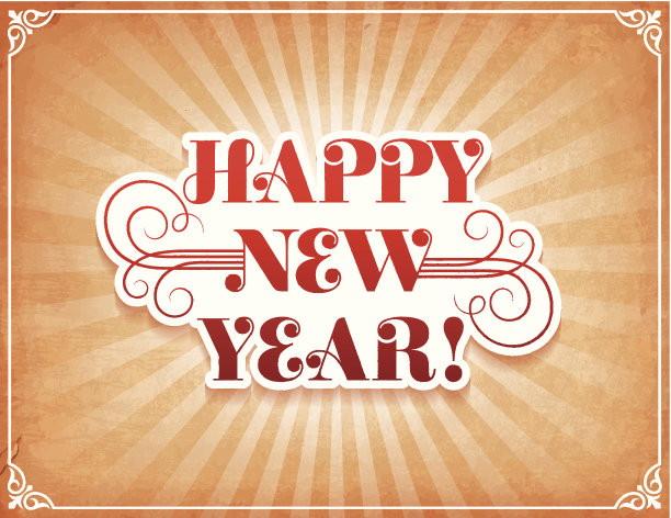 新年快乐，垃圾假日卡图片下载