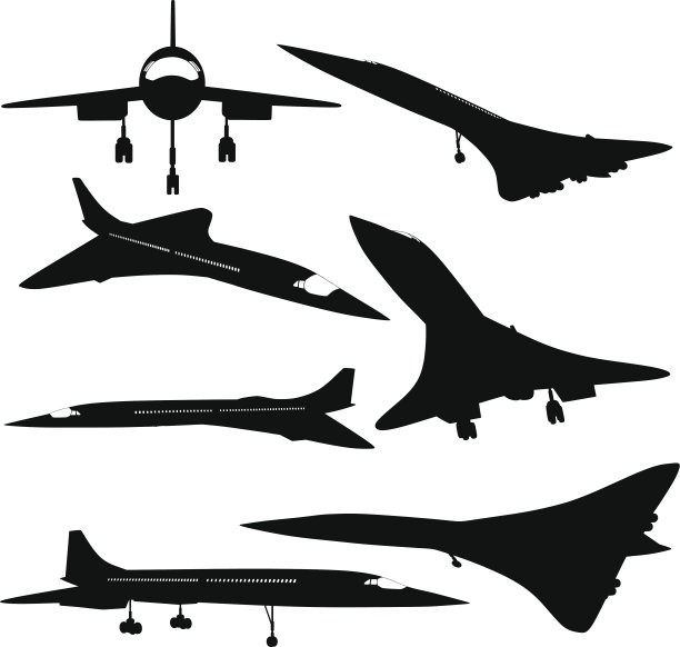 飞机的轮廓图片下载