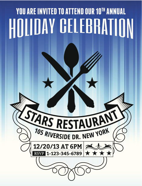 节日派对庆祝邀请卡图片下载