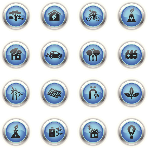 蓝色图标-清洁和绿色图片下载