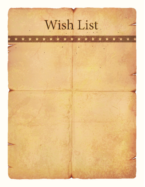 垃圾矢量纸的愿望清单图片下载