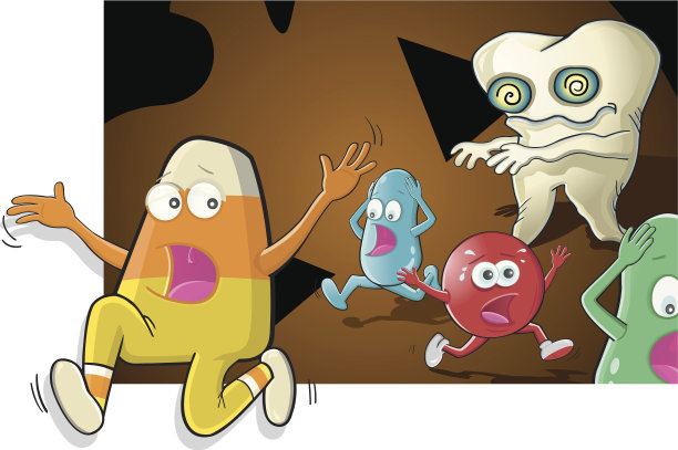 僵尸牙齿/凹痕sucrée图片下载