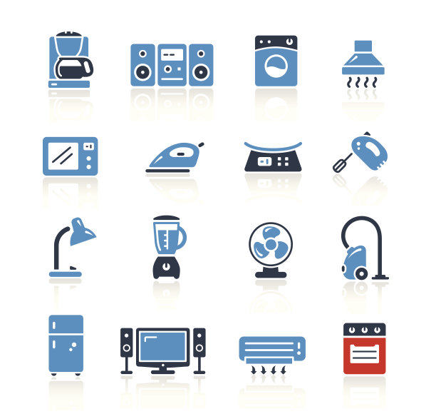 家用电器图标双色| Pro系列图片下载