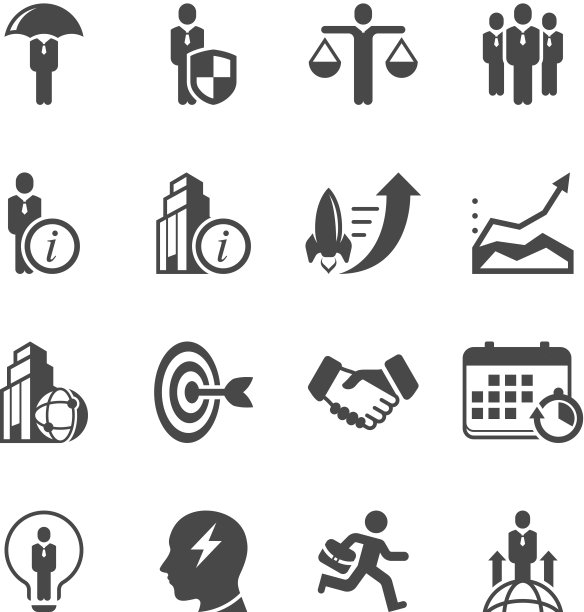 商业隐喻图标设置|独特系列图片下载