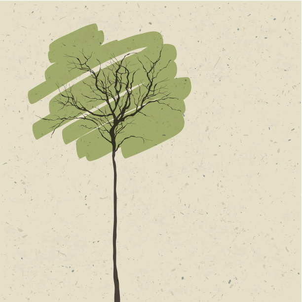 程式化的树。图片下载