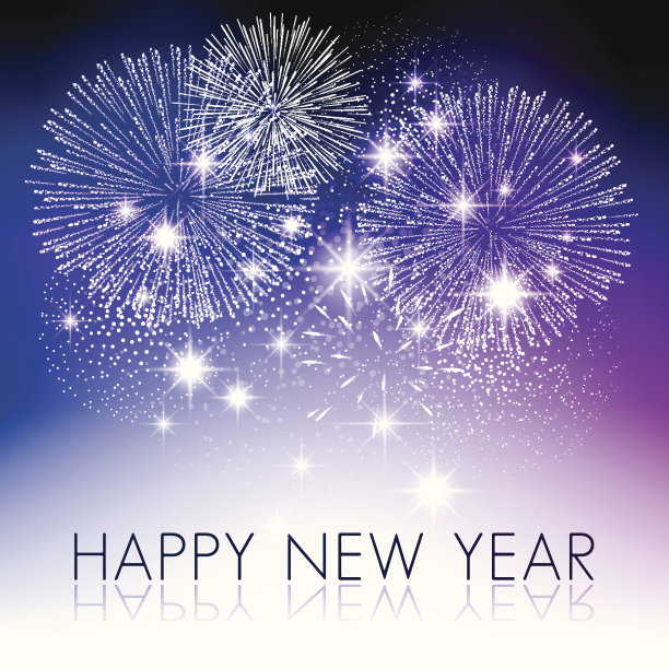 新年的焰火图片下载