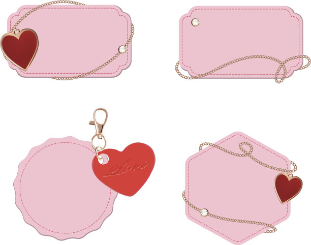 4华丽的珠宝标签为网页图片下载