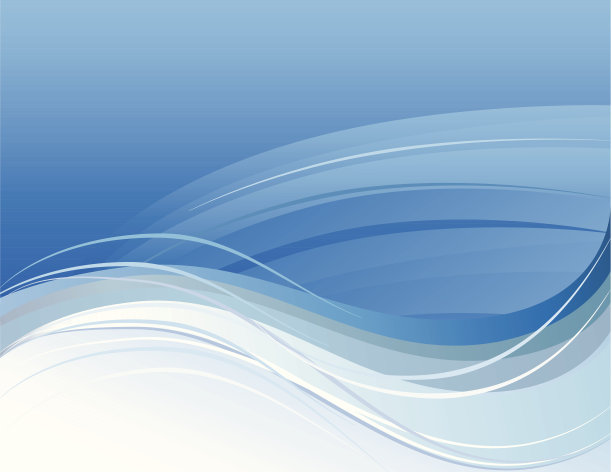 蓝色波浪背景图片下载