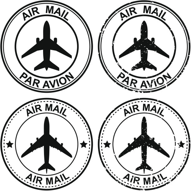 航空邮票图片下载
