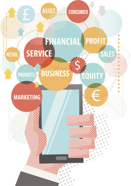 智能手机商业术语图片下载