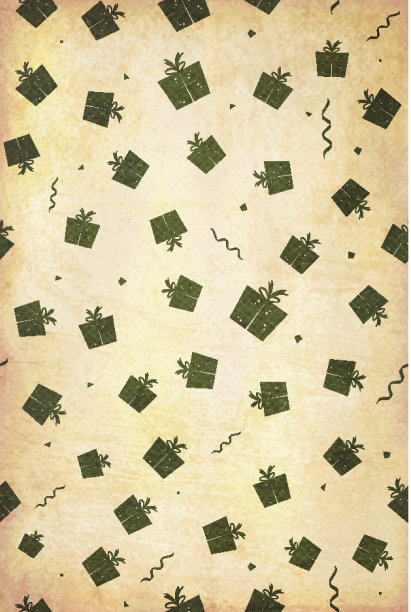 半无缝Grunge矢量礼品纸图片下载