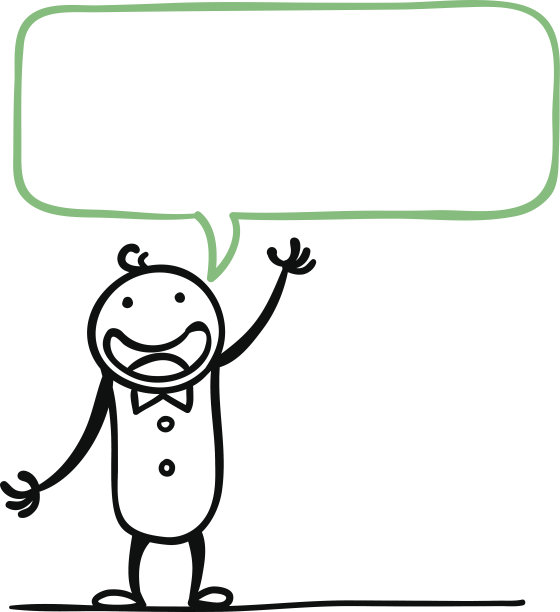 卡通的人说话图片下载