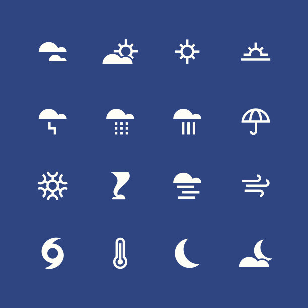 简单天气图标图片下载