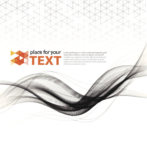 抽象波浪设计元素图片下载