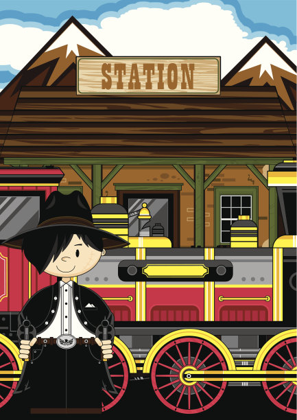 牛仔枪手在警局图片下载