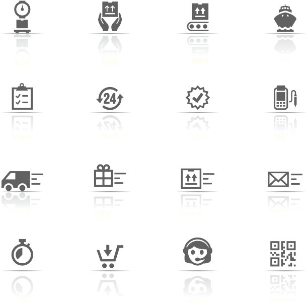 物流图标集图片下载