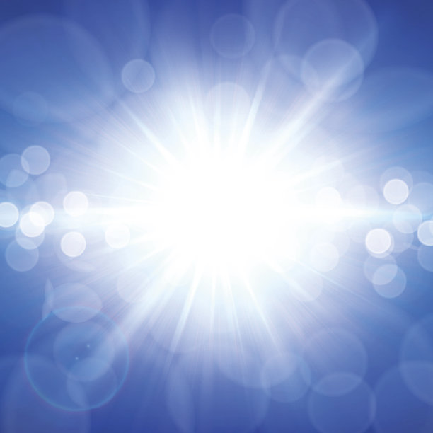 夏天蓝色背景图片下载