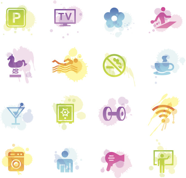 污点图标-酒店设施图片下载