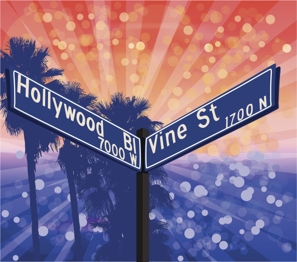 好莱坞和葡萄图片下载