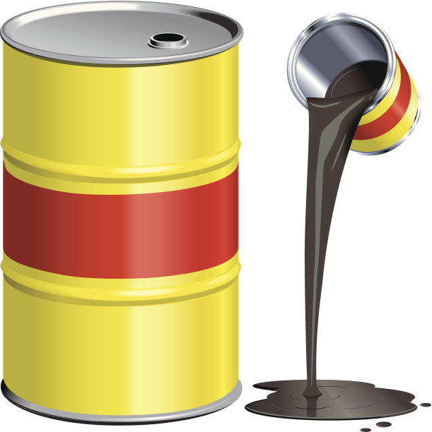 黄色和红色油桶与罐头图片下载