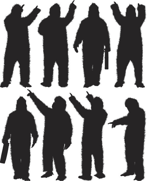 穿着大猩猩服装的人图片下载