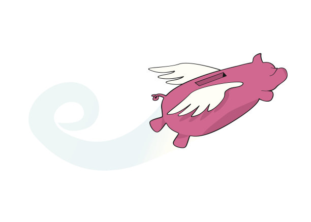 会飞的储蓄罐图片下载