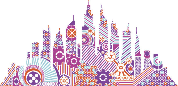 齿轮的城市图片下载