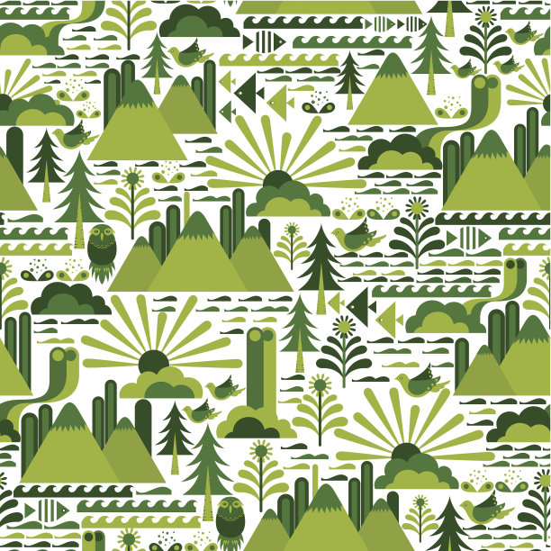 无缝的自然元素纹理图片下载