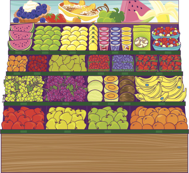 杂货店的水果图片下载