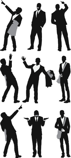 多幅商务人士打手势的图片图片下载